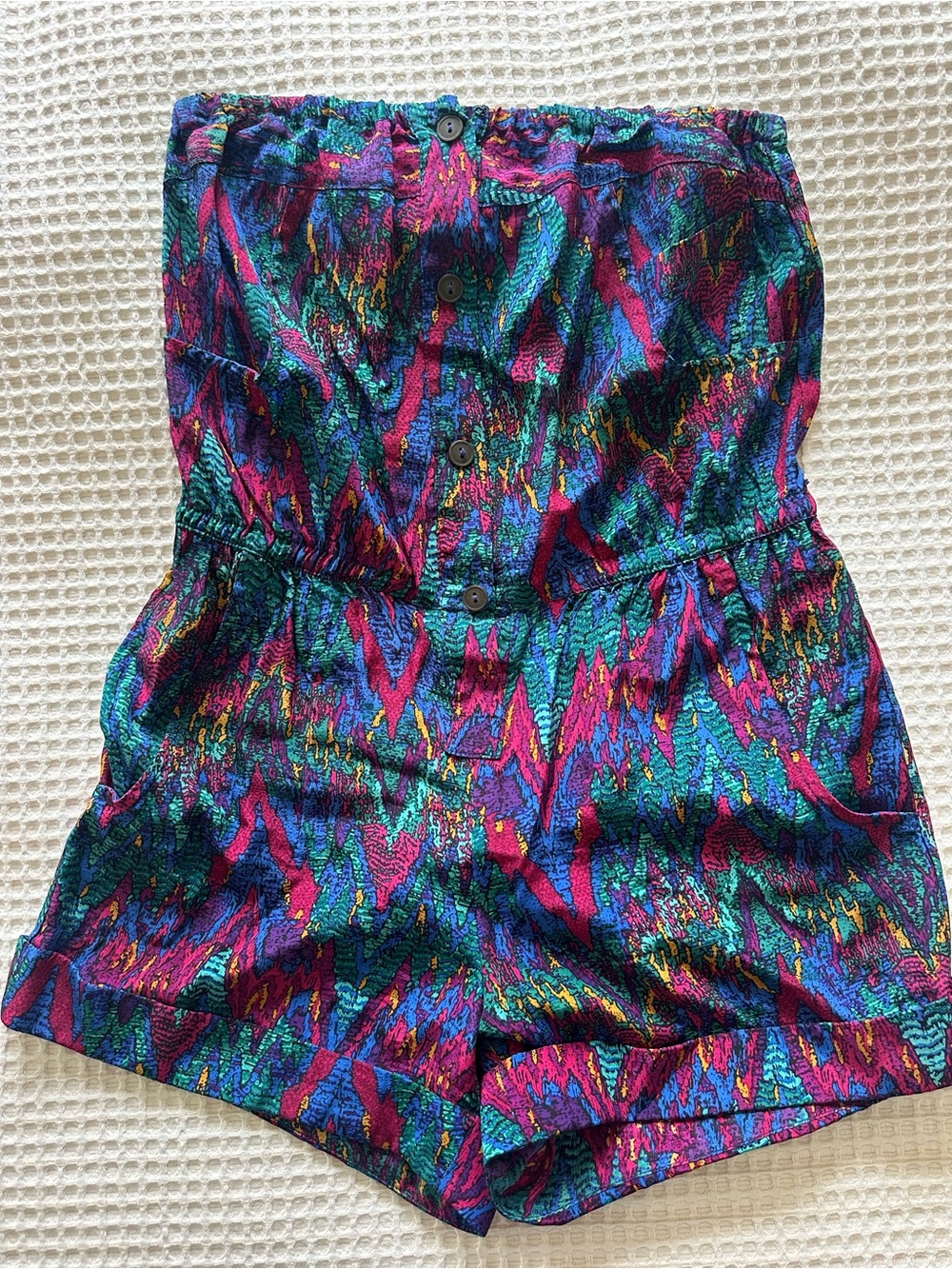 Myne by Ashley Ann Silk Romper